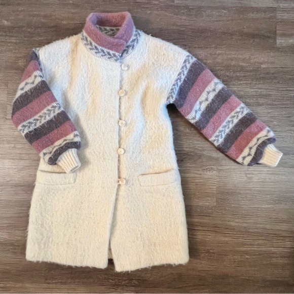 Hilda Ltd Sweaters - Hilda‎ Ltd Vintage Sweater Icelandic 100% Pure Wool Beige Women Size XS
